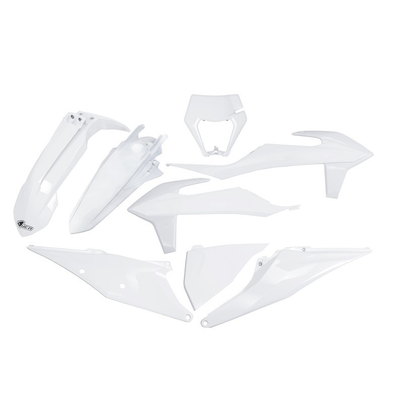 Complete UFO plastic kit for KTM XC, XCF, EXC, EXCF 150, 250, 300, 350, 450, 500 from 2018 to 2023