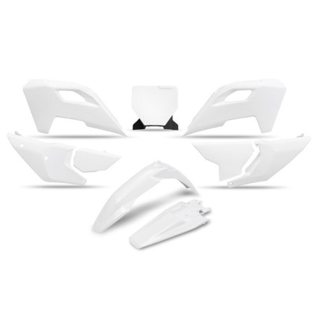 Kit completo de plástico UFO negro/oro/blanco para HUSQVARNA TC, FC, TX, FX 125, 250, 300, 350, 450 de 2023 a 2024