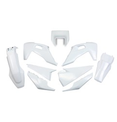 Complete UFO white plastic kit for HUSQVARNA TE, FE 150, 250, 300, 350, 450, 501 from 2020 to 2023