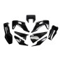 Complete plastic kit UFO black/blue/fluorescent yellow/original for HUSQVARNA TE, FE 150, 250, 300, 350, 450, 501 from 2020 to 2