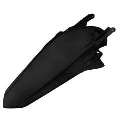 UFO -Hinterradkotflügel in Schwarz/Weiß/Neonorange für KTM SX, SXF 125, 150, 250, 350, 450 der Modelljahre 2019 bis 2022