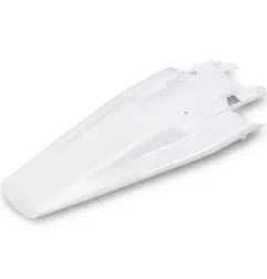 UFO -Heckkotflügel in Schwarz/Weiß/Gelb für HUSQVARNA TC, FC, FX 125, 150, 250, 300, 350, 450 der Modelljahre 2023 bis 2026