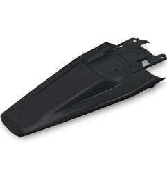 UFO -Heckkotflügel in Schwarz/Weiß/Gelb für HUSQVARNA TC, FC, FX 125, 150, 250, 300, 350, 450 der Modelljahre 2023 bis 2026