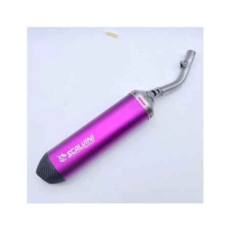 SCALVINI blue/purple/red carbon exhaust silencer for BETA RR RACING 250, 300 from 2019 to 2024