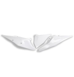 Placas de matrícula laterales UFO blancas para KTM SX, SXF, SMR, XC, XCF, EXC, EXCF 125, 150, 250, 300, 350, 450, 500 de 2018 a 