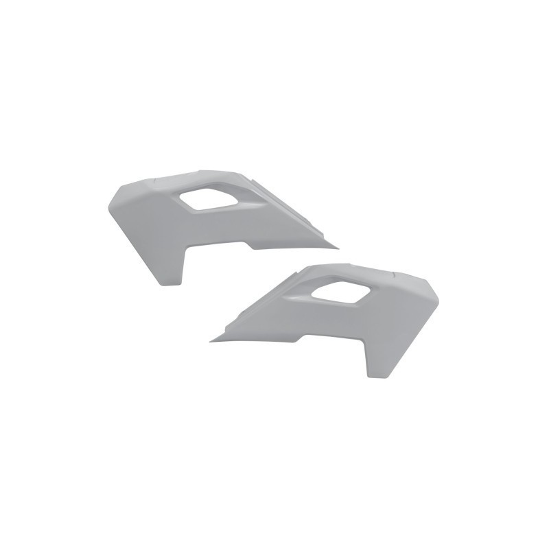 Placas de matrícula laterales UFO gris/blanco para HUSQVARNA TC, FC, TX, FX, TE, FE 125, 150, 250, 300, 350, 450, 501 de 2023 a 