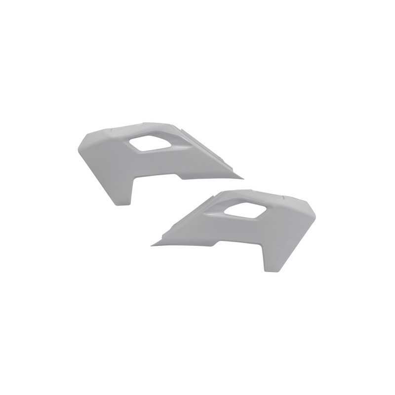 UFO -Seitennummernschilder in Grau/Weiß für HUSQVARNA TC, FC, TX, FX, TE, FE 125, 150, 250, 300, 350, 450, 501, Baujahre 2023 bi