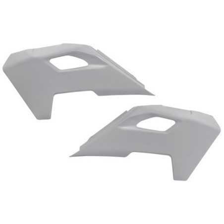 Placas de matrícula laterales UFO gris/blanco para HUSQVARNA TC, FC, TX, FX, TE, FE 125, 150, 250, 300, 350, 450, 501 de 2023 a 