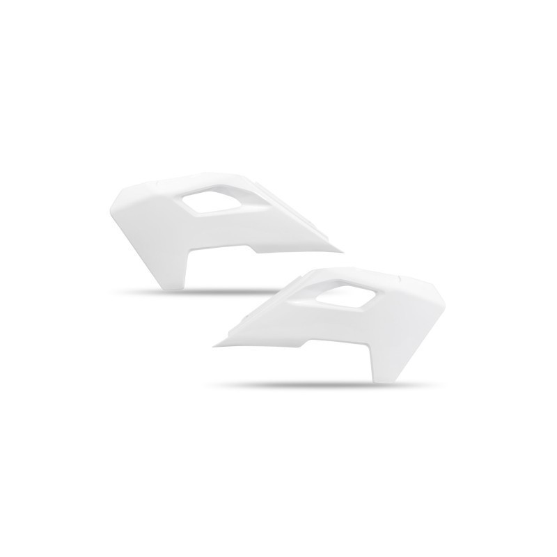 UFO -Seitennummernschilder in Grau/Weiß für HUSQVARNA TC, FC, TX, FX, TE, FE 125, 150, 250, 300, 350, 450, 501 der Baujahre 2023