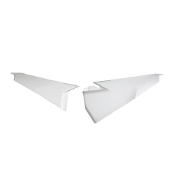 Placas de matrícula laterales UFO negro/blanco para HUSQVARNA TC, FC, TE, TX, FE 125, 150, 250, 300, 350, 450, 501 de 2019 a 202