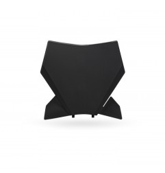 Plaque numéro frontale UFO noir/blanc/orange pour KTM SX, SXF 125, 150, 250, 300, 350, 450 de 2023 à 2026