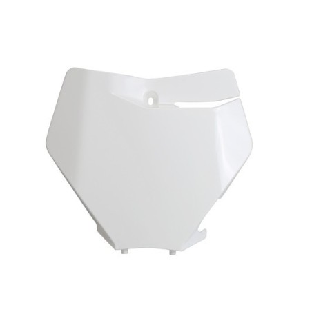 Plaque numéro frontale UFO noir/blanc/orange pour KTM SX, SXF 125, 150, 250, 350, 450 de 2019 à 2022