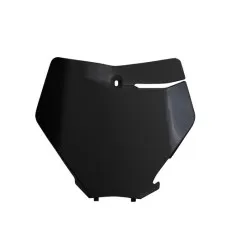 UFO -Frontnummernschild in Schwarz/Weiß/Orange für KTM SX, SXF 125, 150, 250, 350, 450 der Modelljahre 2019 bis 2022