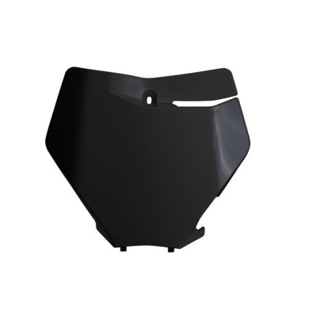 UFO number plate black/white/orange for KTM SX, SXF 125, 150, 250, 350, 450 from 2019 to 2022