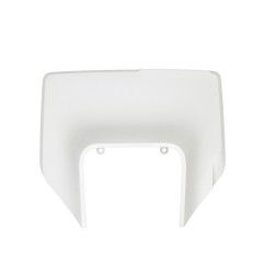 UFO front number plate black/white/blue/fluorescent yellow for HUSQVARNA TE, FE 150, 250, 300, 350, 450, 501 from 2020 to 2023