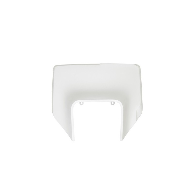 UFO front number plate black/white/blue/fluorescent yellow for HUSQVARNA TE, FE 150, 250, 300, 350, 450, 501 from 2020 to 2023