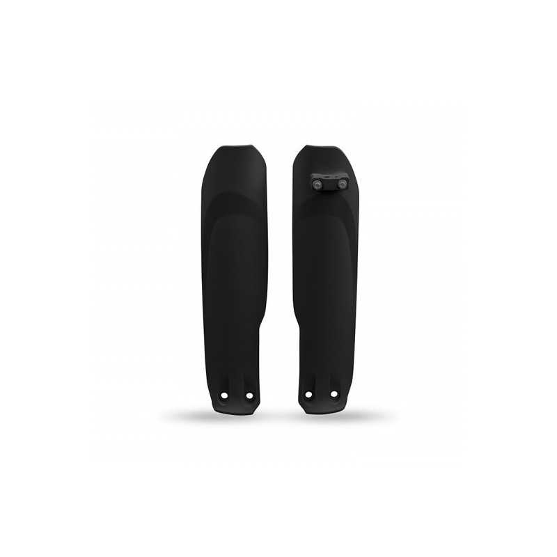 UFO -Gabelprotektoren in Schwarz/Rot für BETA RR, RX, XTRAINER 125, 200, 250, 300, 350, 390, 430, 480 der Modelljahre 2019 bis 2