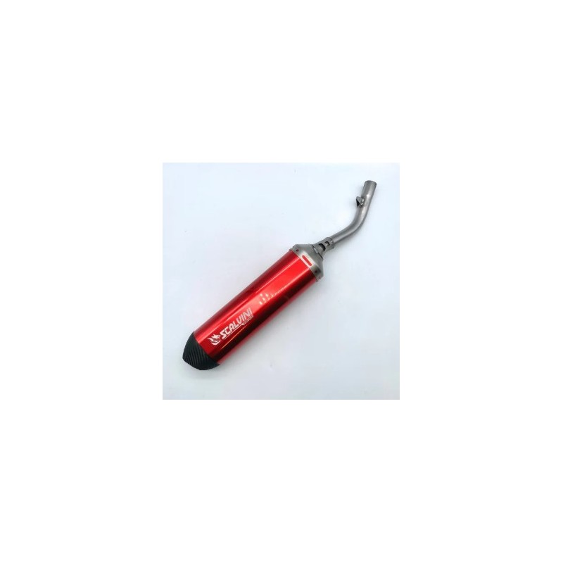 Silencioso de escape carbono rojo SCALVINI para BETA RX RACING 250, 300 de 2013 a 2019 Silencioso de escape carbono rojo SCALVINI para BETA RX RACING 250, 300 de 2013 a 2019