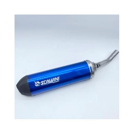 Silencieux d'échappement full carbone bleu SCALVINI pour TM SMR 125, 144 de 2025