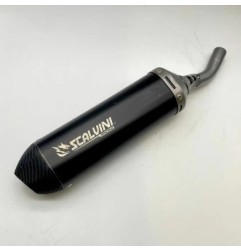 Silenciador de escape de carbono SCALVINI para KTM SX 125 de 2017 a 2019