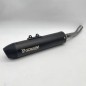 Silenciador de escape completo de carbono SCALVINI para TM MX 125, 144 de 2015 a 2020