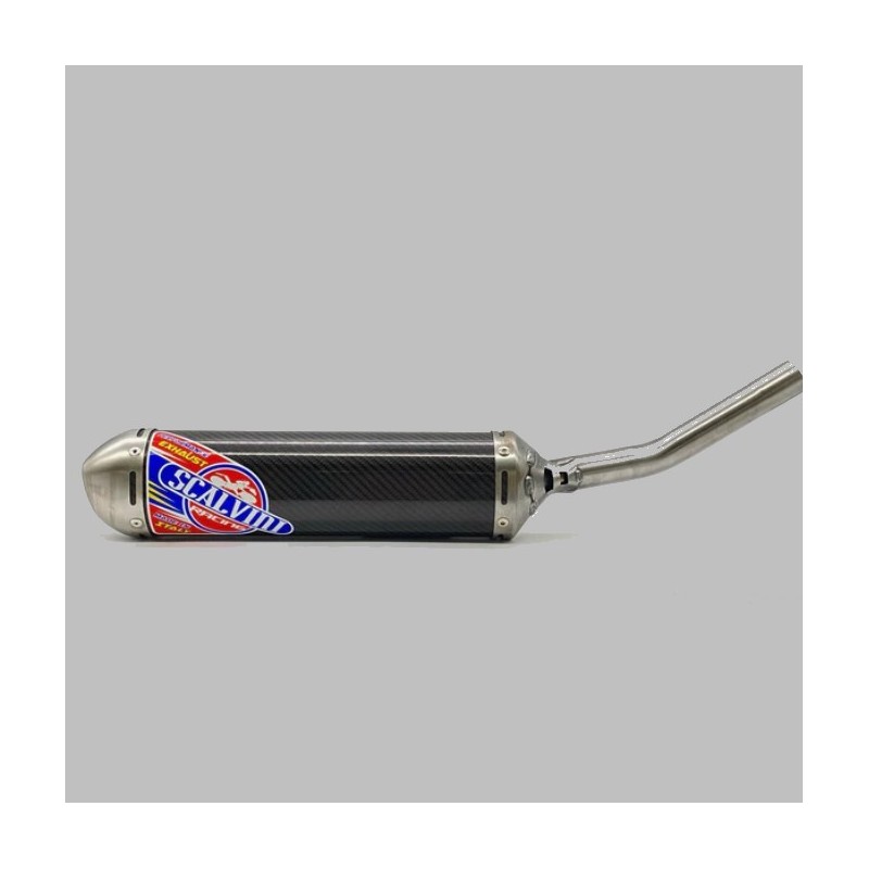 Silenciador de escape SCALVINI de carbono/acero inoxidable para BETA RR 250, 300 de 2020 a 2021 Silenciador de escape SCALVINI de carbono/acero inoxidable para BETA RR 250, 300 de 2020 a 2021