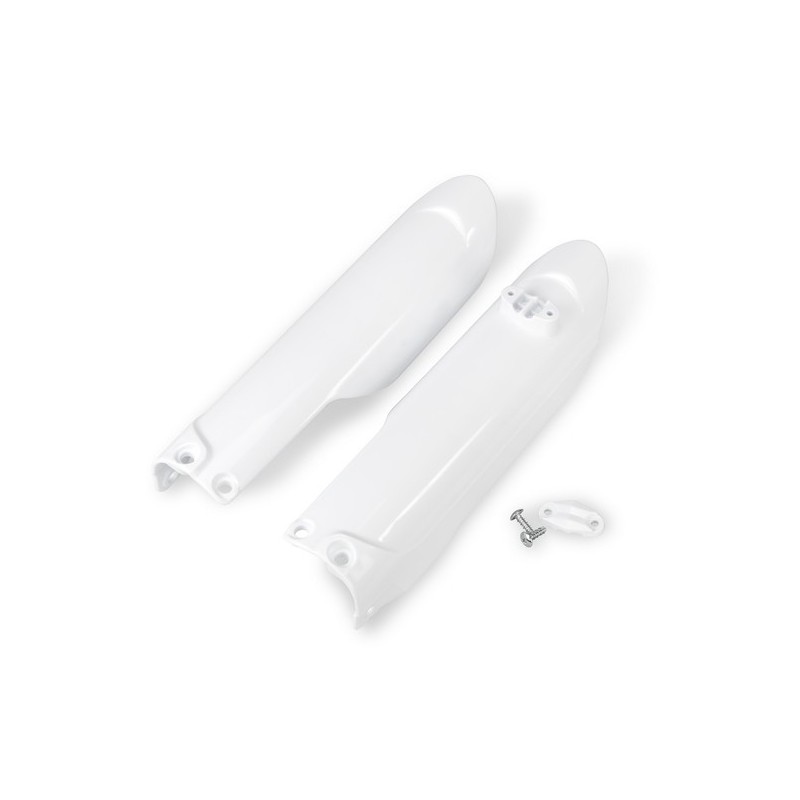 Protections de fourche UFO noir/blanc/jaune fluo pour HUSQVARNA TC 85 de 2018 à 2026