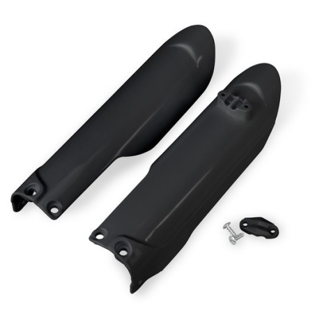 Protections de fourche UFO noir/blanc/jaune fluo pour HUSQVARNA TC 85 de 2018 à 2026