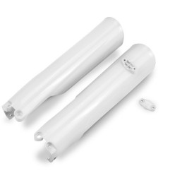 Protections de fourche UFO blanc pour HUSQVARNA TC, FC, TX, FX, FS, TE, FE 125, 150, 250, 300, 350, 450, 501 de 2023 à 2026