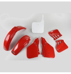 Kit plastiques complet UFO rouge pour HONDA CR 125 R de 1987 à 1988