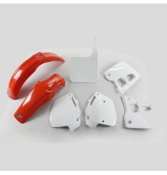 Complete plastic kit UFO original/red and white for HONDA CR R 125, 250 from 1990 to 1992