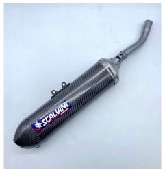 Silencieux d'échappement full carbone SCALVINI pour BETA RR 200 de 2020 à 2022