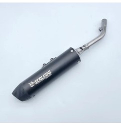 Silencioso de escape completo de carbono SCALVINI para KTM EXC 250, 300 de 2024 a 2025