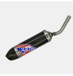SCALVINI full carbon exhaust silencer for SUZUKI RM 125 from 2001 to 2008