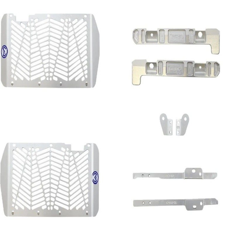 Protections de radiateur Billet MOOSE OFFROAD pour HONDA CRF 250, CRF 450 de 2021 à 2026