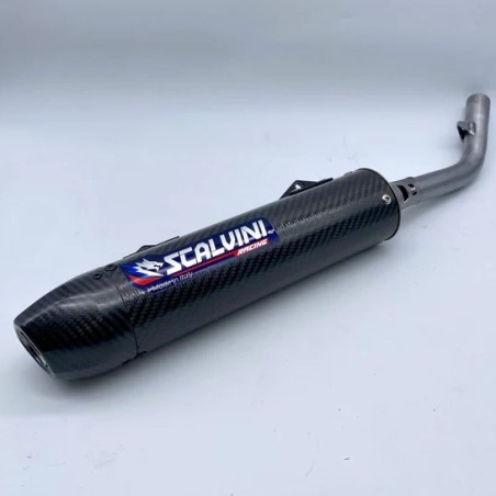 Silencieux d'échappement full carbone SCALVINI pour TM MX 125, 144 de 2026