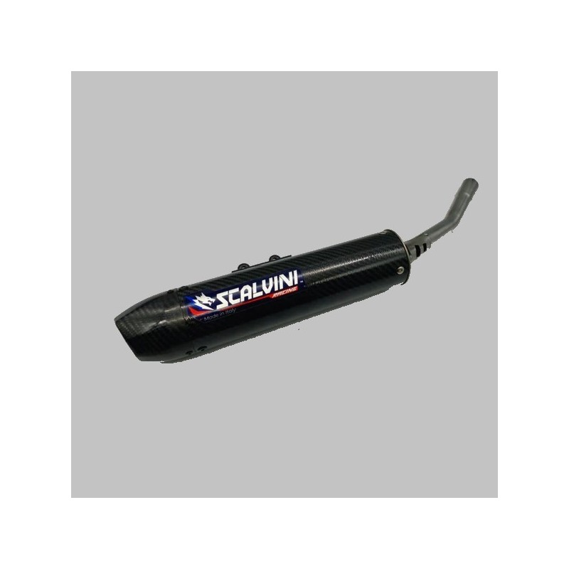 Silencieux d'échappement full carbone SCALVINI pour YAMAHA YZ 125 de 2022
