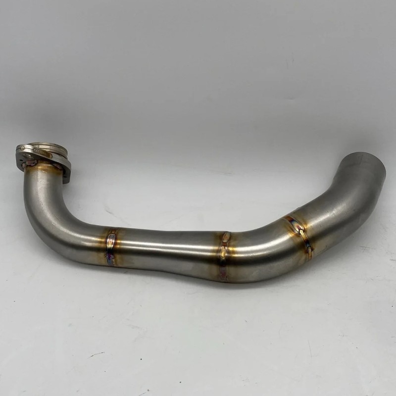 Colector central descatalogado de acero inoxidable SCALVINI para KOVE 450 RALLY