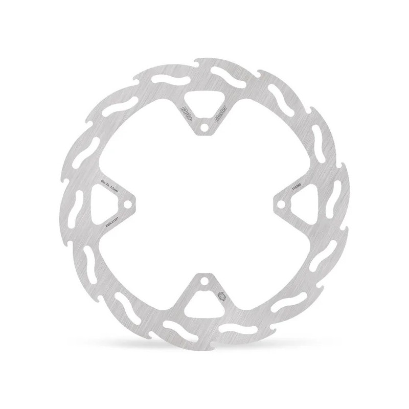 MOTO-MASTER Flame series rear brake disc for TM RACING CC 250, EN 125, EN 144, EN 250, EN 300, EN 450 from 2010 to 2024