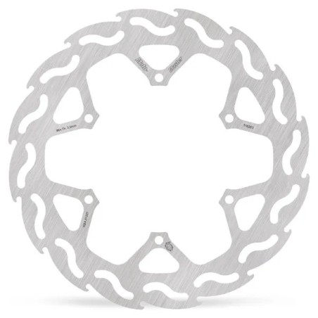 Disco de freno trasero MOTO-MASTER serie Flame para TM RACING CROSS 125, CROSS 250, CROSS 300 de 2001 a 2003