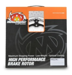 Disco de freno HALO serie T-Floater MOTO-MASTER para FANTIC, KAWASAKI, SUZUKI, YAMAHA XE 125, XX 125 de 1989 a 2026