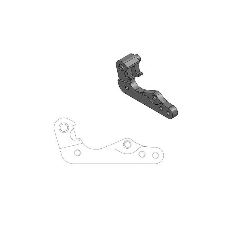 Versatzhalterung für Original-Bremssattel MOTO-MASTER für HUSQVARNA FC 250, FC 350, FC 450, FE 250, FE 350, FE 450 der Model Versatzhalterung für Original-Bremssattel MOTO-MASTER für HUSQVARNA FC 250, FC 350, FC 450, FE 250, FE 350, FE 450 der Model
