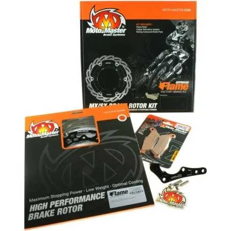 MOTO-MASTER-Bremssatz für HUSQVARNA, SWM CR 125, SM 125, TC 250, TC 450, TC 510, TC 570, TC 610, TE 250, TE 400 von 1996 bis 20