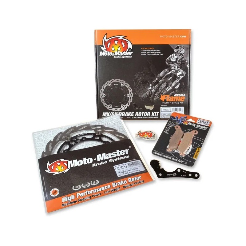 Floating disc brake kit Flame 270 mm MOTO-MASTER for GAS GAS, HUSABERG, HUSQVARNA, KTM from 2009 to 2026