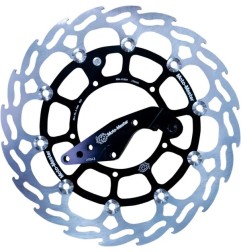 Soporte desplazado para disco delantero Dakar 298 mm MOTO-MASTER para BMW, HUSQVARNA, KTM, SWM de 1995 a 2020