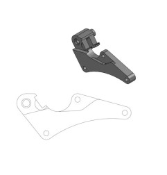 Adaptateur pour disques Supermoto Street MOTO-MASTER pour CANNONDALE, HONDA C 440, E 440, MX 400, X 440, CR 125 de 1991 à 2007