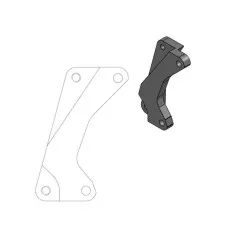 MOTO-MASTER-Supermoto-Street-Scheibenadapter für KAWASAKI, SUZUKI KDX 200, KLX 400, KLX 450, KX 125 von 1994 bis 2024 – Re