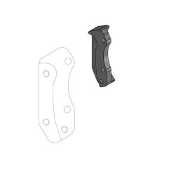 Adapter for Supermoto Street MOTO-MASTER discs for HUSQVARNA, SWM CR 125, CR 250, SM 125, TC 250, TC 450 from 1995 to 2017