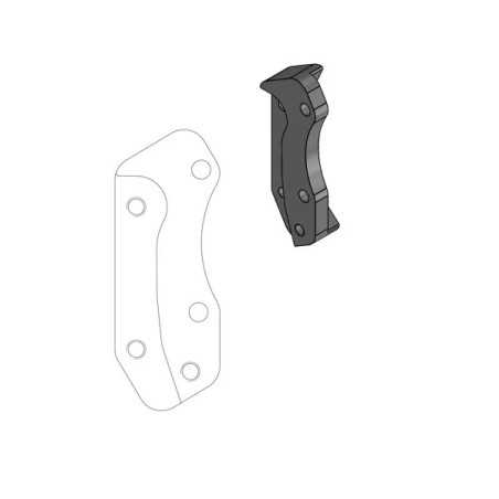 MOTO-MASTER-Bremsscheibenadapter „Supermoto Street“ für HUSQVARNA, SWM CR 125, CR 250, SM 125, TC 250, TC 450 (Baujahre 1995 bi
