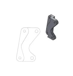 MOTO-MASTER-Supermoto-Street-Bremsscheibenadapter für YAMAHA WR 250, YZ 125, YZ 250, YZ 450 von 2007 bis 2024 – Art.-Nr. 211038